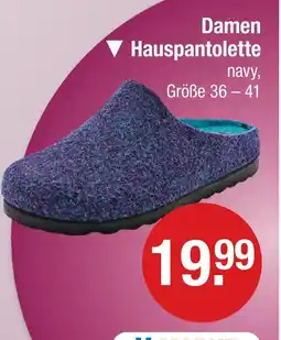 V Markt Damen hauspantolette Angebot