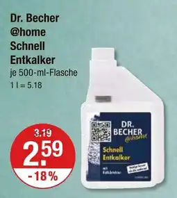 V Markt Dr. becher @home schnell entkalker Angebot