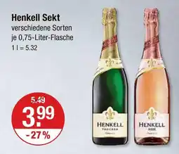 V Markt Henkell henkell trocken Angebot