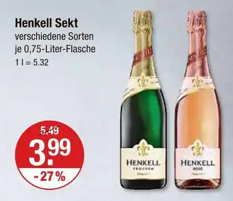 V Markt Henkell henkell trocken Angebot