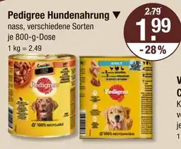 V Markt Pedigree hundenahrung Angebot