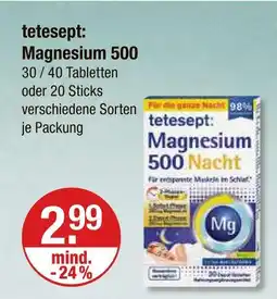 V Markt Tetesept magnesium 500 30 tabletten Angebot