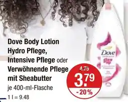 V Markt Dove body lotion hydro pflege Angebot
