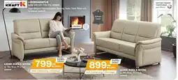 Möbel Kraft Kollektion kraft ledergarnitur Angebot