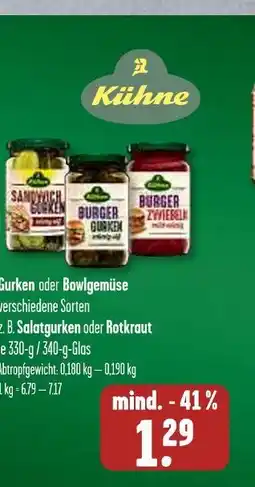V Markt Kühne sandwich gurken Angebot
