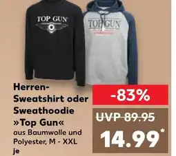 Kaufland Herren-sweatshirt top gun Angebot