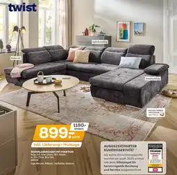 Möbel Kraft Twist wohnlandschaft mit funktion Angebot
