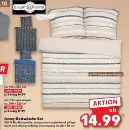 Kaufland Dream@home jersey-bettwäsche-set Angebot