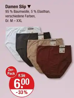 V Markt Damen slip Angebot