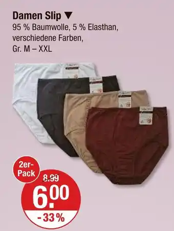 V Markt Damen slip Angebot