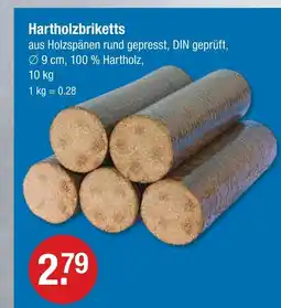 V Markt Hartholzbriketts Angebot
