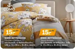 Möbel Kraft Biber-bettwäsche 'golden garden' Angebot
