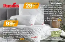 Möbel Kraft Paradies duo-steppbett kosmo bio Angebot