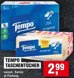 Handelshof Tempo taschentücher Angebot