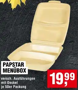 Handelshof Papstar menübox Angebot