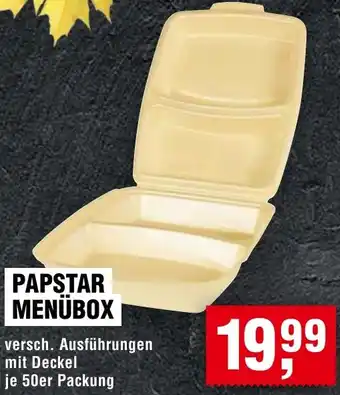 Handelshof Papstar menübox Angebot