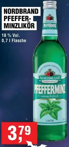 Handelshof Nordbrand pfefferminzlikör Angebot