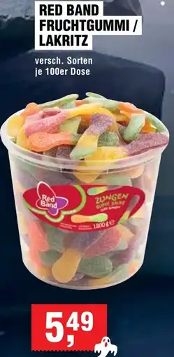 Handelshof Red band fruchtgummi / lakritz Angebot