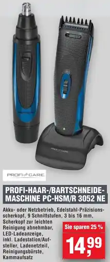 Handelshof PROFI CARE PROFI-HAAR-/BARTSCHNEIDEMASCHINE PC-HSM/R 3052 NE Angebot
