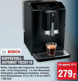 Handelshof BOSCH KAFFEEVOLLAUTOMAT TIE20119 Angebot