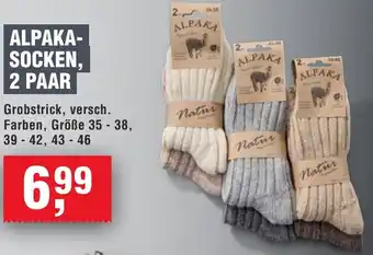 Handelshof Alpaka socken, 2 paar Angebot