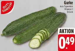 E-Center GUT & GÜNSTIG Gurke Angebot