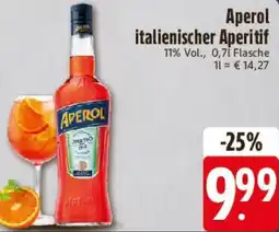 E-Center Aperol italienischer Aperitif Angebot