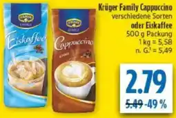 diska Krüger Family Cappuccino oder Eiskaffee Angebot
