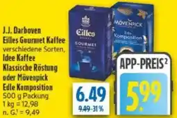 diska J.J. Darboven Eilles Gourmet Kaffee, Idee Kaffee Klassische Röstung oder Mövenpick Edle Komposition Angebot
