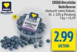 diska EDEKA Herzstücke Heidelbeeren Angebot