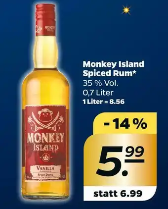 NETTO Monkey island spiced rum Angebot