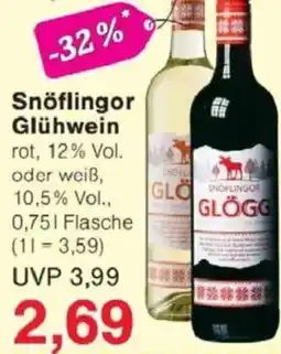 Jawoll Snöflingor Glühwein Angebot