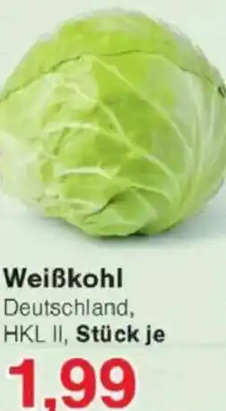 Jawoll Weißkohl Angebot
