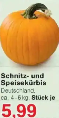 Jawoll Schnitz- und Speisekürbis Angebot