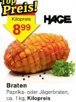 Jawoll HAGE Braten Angebot