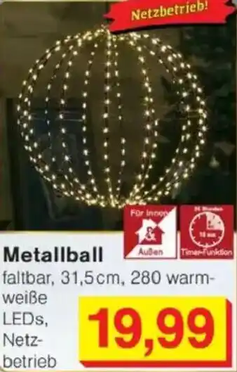Jawoll Metallball Angebot