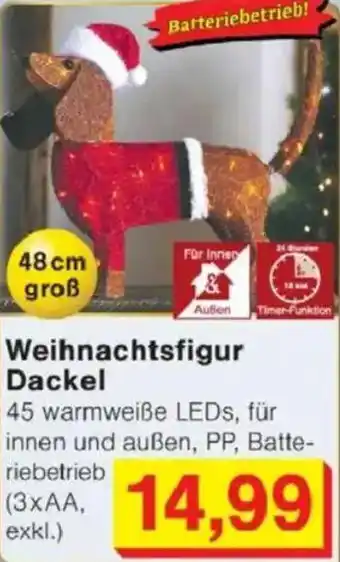Jawoll Weihnachtsfigur Dackel Angebot