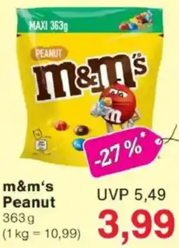 Jawoll m&m's Peanut Angebot