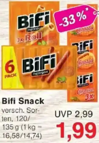Jawoll Bifi Snack Angebot