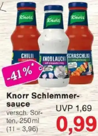 Jawoll Knorr Schlemmersauce Angebot