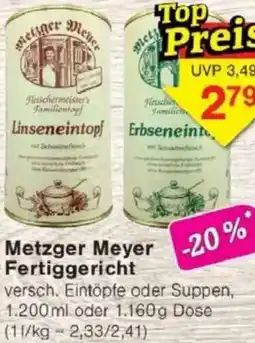 Jawoll Metzger Meyer Fertiggericht Angebot
