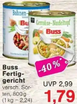 Jawoll Buss Fertiggericht Angebot