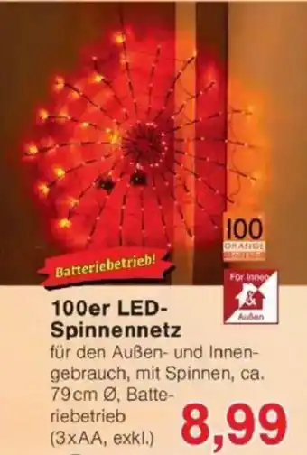 Jawoll 100er LED- Spinnennetz Angebot