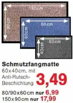 Jawoll Schmutzfangmatte Angebot