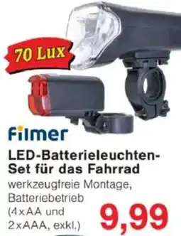 Jawoll Filmer LED-Batterieleuchten- Set für das Fahrrad Angebot