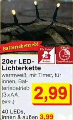 Jawoll 20er LED- Lichterkette Angebot