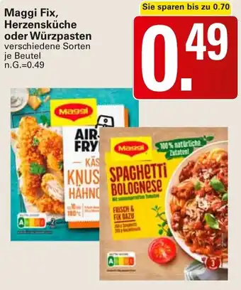 WEZ Maggi Fix, Herzensküche oder Würzpasten Angebot