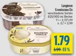 diska Langnese Cremissimo Eis Angebot