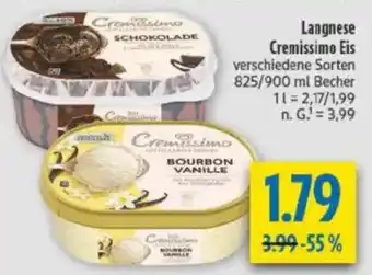 diska Langnese Cremissimo Eis Angebot