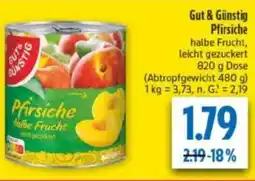 diska Gut & Günstig Pfirsiche Angebot